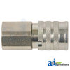 A & I Products Coupler, Female Flat Face;  FEM Series, ISO16028 3" x1" x1" A-FEM-371-6FP-NL